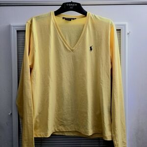 Ralph Lauren Sport Yellow Cotton Top